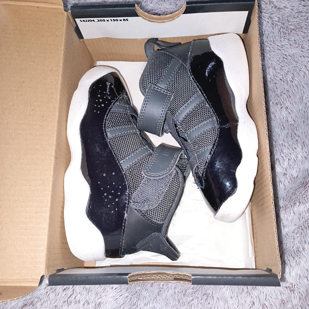 Jordan Kids Sneakers Black and Gray